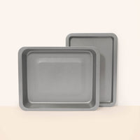 Ensemble de plateaux de cuisson et de rôtissage antiadhésifs