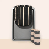 Ensemble de gant de four et torchons